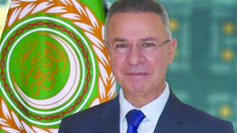 السفير الدكتور فائد مصطفى الأمين العام المساعد ورئيس قطاع شئون فلسطين والأراضى العربية المحتلة