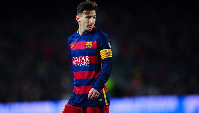 ليونيل ميسي أثناء تواجده مع برشلونة