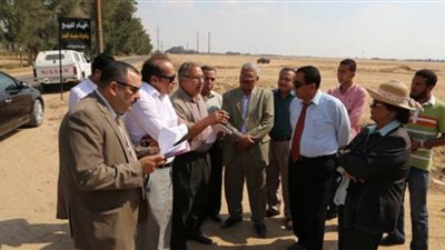 هدهود يتفقد أعمال الرصف بوادي النطرون
