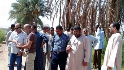 بالصور.. معاينة الأراضي المخصصة لإقامة محطة للغاز الطبيعي بأرمنت
