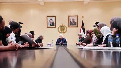 عباس: سأطرح قضية الأسرى الفلسطينيين مع ترامب