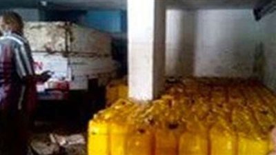 ضبط مصنعين بدون ترخيص لإنتاج الزيت بالقناطر الخيرية