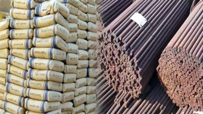 استقرار أسعار الحديد والأسمنت خلال تعاملات اليوم