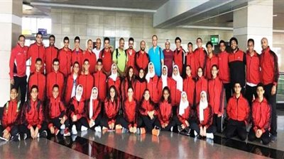 منتخب الكاراتيه يغادر إلى تونس للمشاركة في البطولة العربية للناشئين