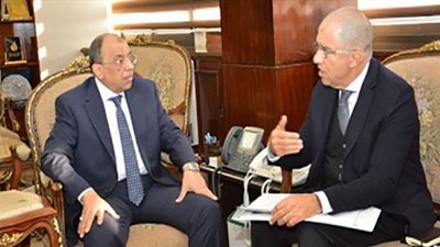 وزير التنمية المحلية يستقبل رئيس اتحاد الصناعات المصرية