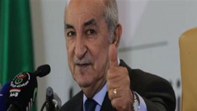 الرئيس الجزائري يؤكد حرص بلاده على دفع التعاون المشترك مع مصر