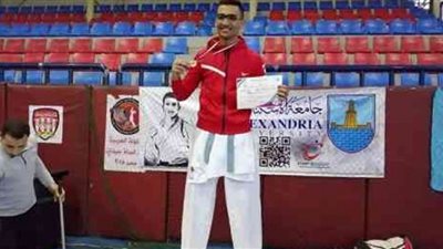 بالصور.. منتخب المنصورة يحصل على ذهبية الكاراتيه في دوري الجامعات