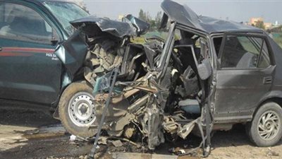 لتحطيمة 7 سيارات..القبض على سائق سيارة نقل بالشيخ زايد