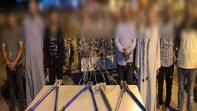 ضبط 7 متهمين بسرقة كمية من حديد التسليح بالقاهرة
