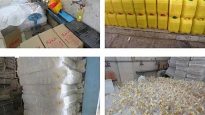 ضبط 4 مصانع دون ترخيص لإنتاج زيت الطعام والمنظفات والدهانات بالقليوبية
