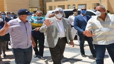 محافظ جنوب سيناء يتفقد الأعمال الإنشائية بجامعة الملك سلمان