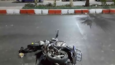 مصرع شاب بمنشأة القناطر في حادث انقلاب دراجة نارية