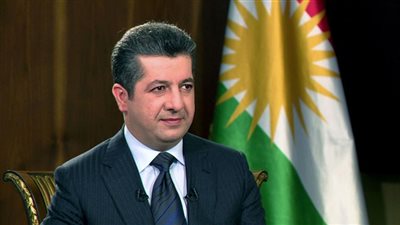 رئيس حكومة كردستان العراق يصل بروكسل