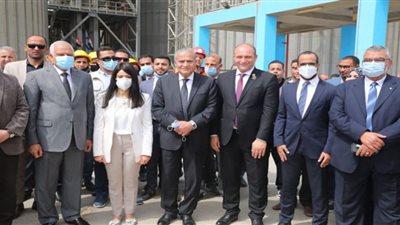 وزيرا التموين والتعاون الدولي ومحافظ الجيزة يفتتحون المركز الإقليمي لتكنولوجيا تخزين الحبوب بصومعة برقاش بمنشأة القناطر