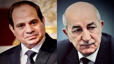 السيسي يتلقى اتصالاً هاتفياً من الرئيس الجزائري للتهنئة بعيد الفطر