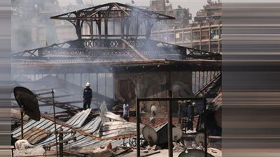 اندلاع حريق داخل سوق الخضار بالعتبة