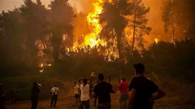 اليونان: إخلاء قرى بعد اندلاع حرائق في غابات شرق أثينا