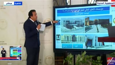 خالد عبدالغفار: ننفذ الجامعات والمعاهد وفقًا للنمو السكاني لمصر (فيديو)
