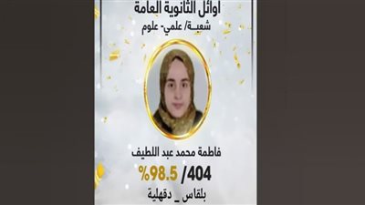 الأولى على مستوى الجمهورية بالثانوية العامة.. حلمي أكون طبيبة لمساعدة الفقراء