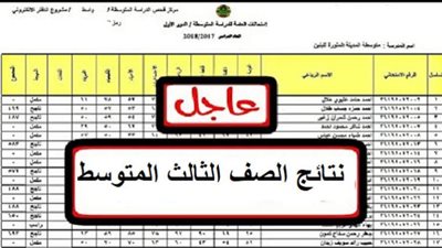 نتائج الثالث المتوسط 2021 الدور الأول في العراق || موقع نتائجنا نتائج الثالث المتوسط 2021 بالعراق للدور الأول عبر ناجح