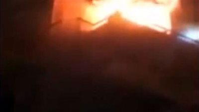 زوج يشعل النيران في زوجته بسفاجا