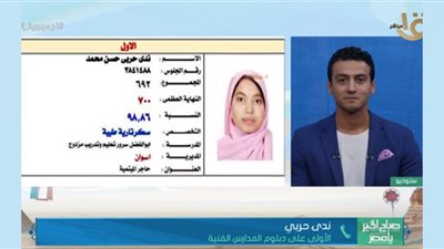 فيديو.. الأولى على الدبلومات الفنية: والدتي طالبتني بالزواج.. وأنا رفضت