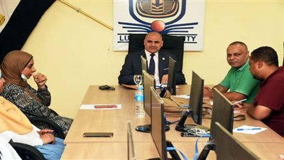 معامل جامعة الأقصر تستعد لبدء التنسيق الالكتروني