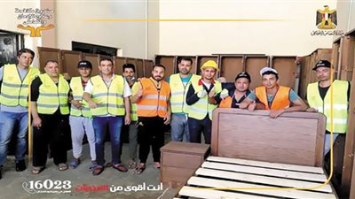 المتعافون من الإدمان يؤثثون مركزاً جديداً للعلاج