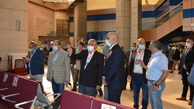 صور.. اللجنة العليا للتفتيش الأمني والبيئي بالمطارات في زيارة تفقدية بمطار شرم الشيخ