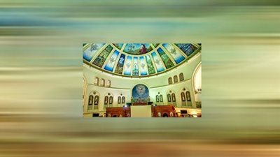 كنيسة القديس جوارجيوس تحتفل بصعود العذراء في مصر الجديدة