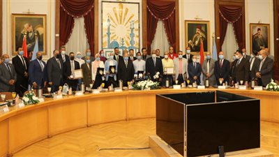 محافظ القاهرة يكرم المتوجين بميداليات أوليمبية طوكيو 2020 من أبناء المحافظة