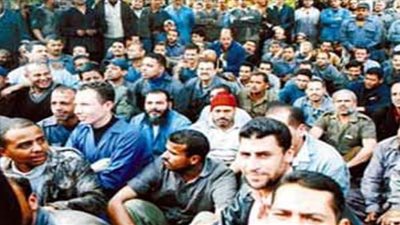 إضراب معلمى صدفا احتجاجاً على رفع تعريفة الأجرة