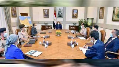 السيسي يتابع الموقف الإنشائي والهندسي لمشروعات الهيئة الهندسية على مستوى الجمهورية