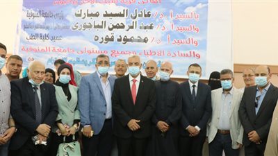 جامعة المنوفية تنظم قافلة متكاملة للكشف والعلاج المجانى
