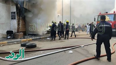 الحماية المدنية تُسيطر على حريق الدقي
