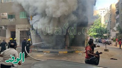 شاهد.. السيطرة على حريق بالدقي دون خسائر في الأرواح