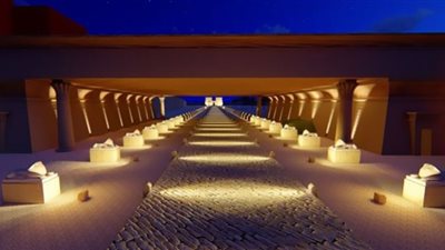 مع اقتراب افتتاحه.. معلومات عن طريق الكباش الفرعوني