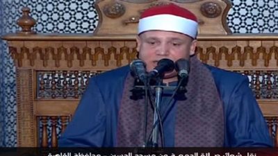 بث مباشر| شعائر صلاة الجمعة من مسجد الحسين بالقاهرة