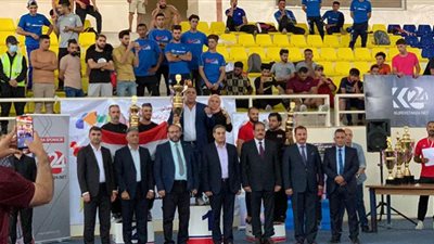 الكيك بوكسينج يحصد المركز الأول في البطولة العربية بالعراق