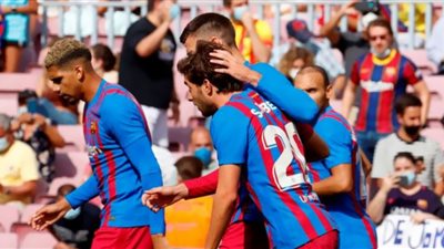 برشلونة يحقق فوزًا صعبًا على خيتافي في الليجا
