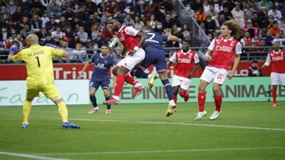 باريس سان جيرمان يتقدم على ريمس في الشوط الأول بأقدام مبابي (فيديو)