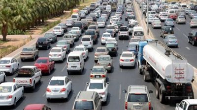 الحالة المرورية بمحور 26 يوليو