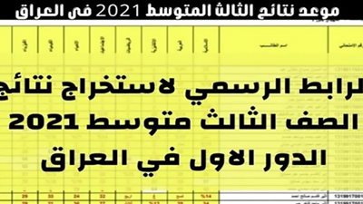 ’’الآن’’ هُنا رابط نتائج الصف الثالث متوسط 2021 العراق results|| استعلام النتائج من وزارة التربية العراقية رسمياً