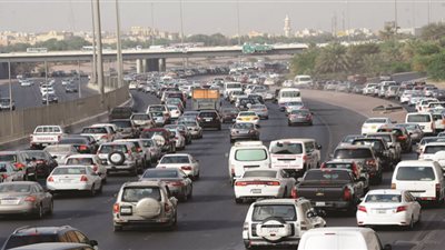 كثافات مرورية بمحور26 يوليو وكوبرى 15 مايو