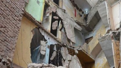 انهيار عقار في مصر القديمة.. وانتشال 4 مصابين
