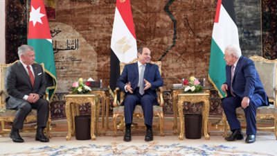 البيان الختامي للقمة الثلاثية المصرية الأردنية الفلسطينية
