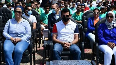 أشرف صبحي يشهد ختام الأنشطة الرياضية بالمدينة الشبابية بالغردقة