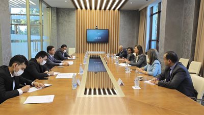 وزيرة التخطيط تلتقي نائب رئيس الوزراء الأوزباكستاني لبحث مجالات التعاون بين البلدين