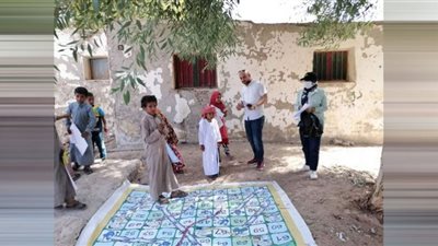 ضمن مبادرة حياه كريمه حملات تعريفيه بمشروع توصيل شبكات المياه لقرية النصر بسفاجا