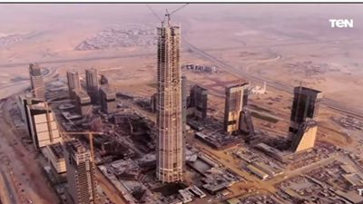 فيديو.. أحدث تصوير جوي لتقدم الأعمال الإنشائية في العاصمة الإدارية الجديدة